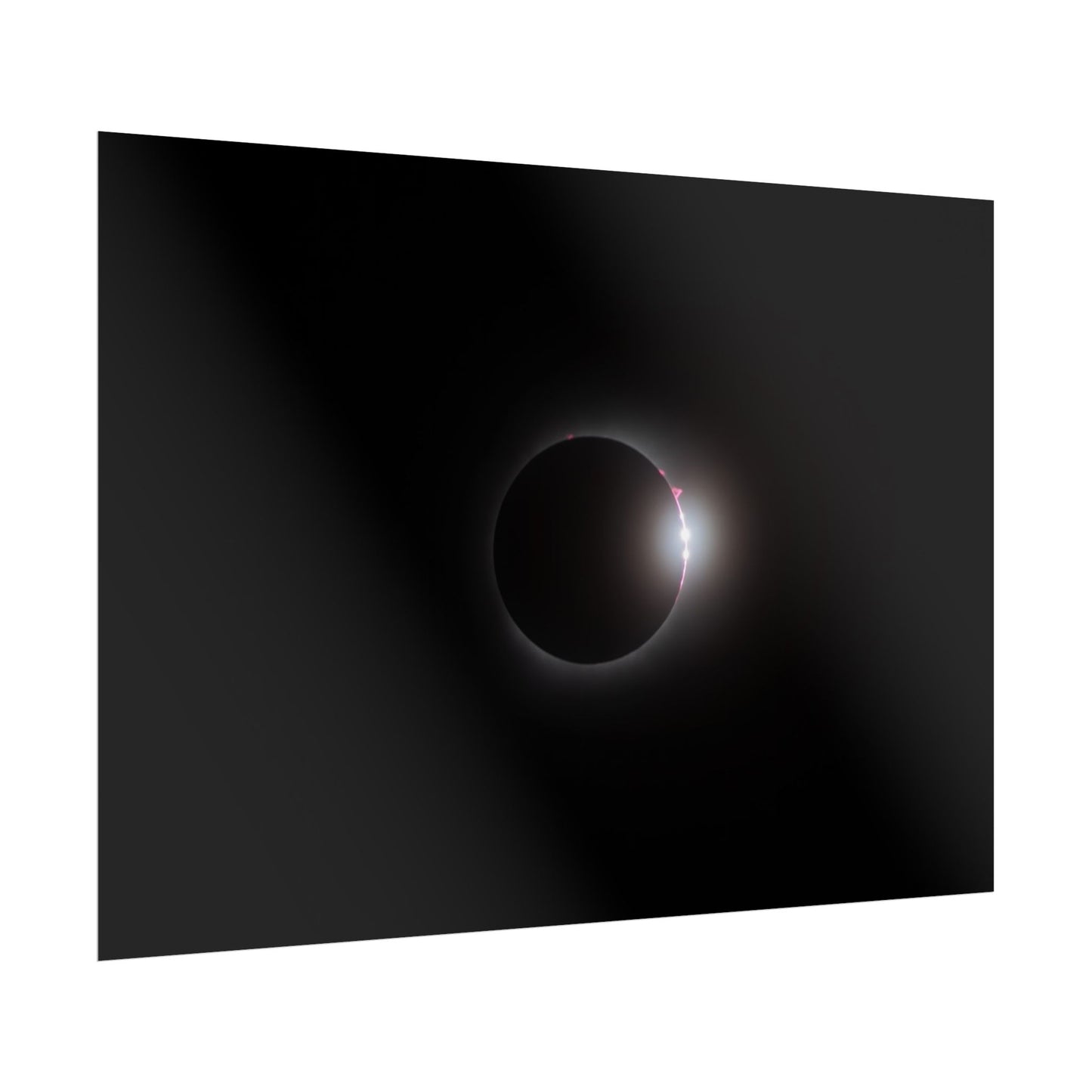 Totality & Baily’s Beads - Total Solar Eclipse 2024 Poster