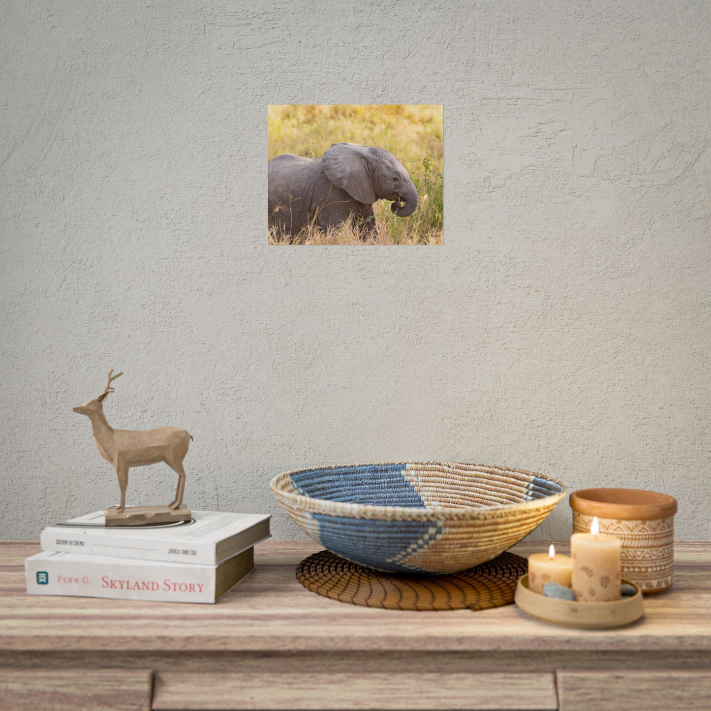 Baby Elephant Poster - Serengeti National Park - Travel Art