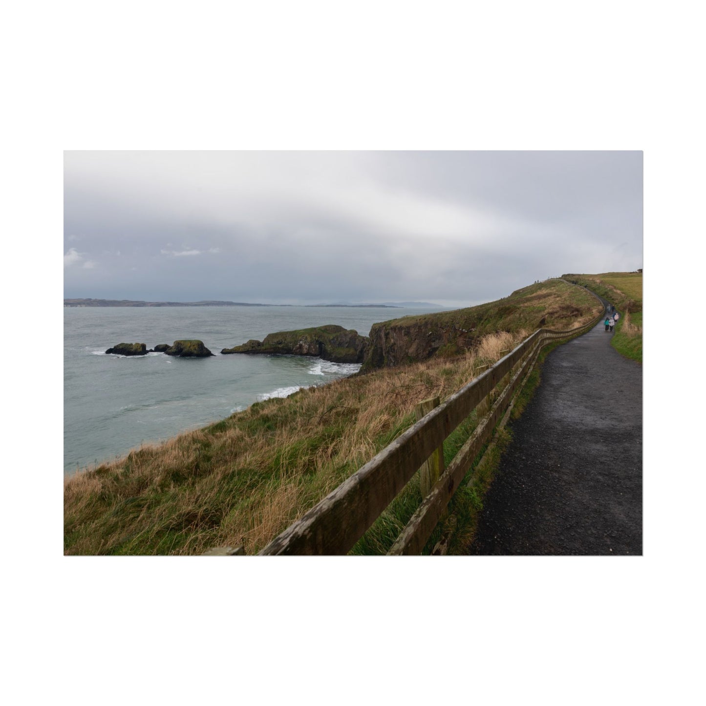 Northern Ireland Stormy Coast - Poster - UK Wall Art