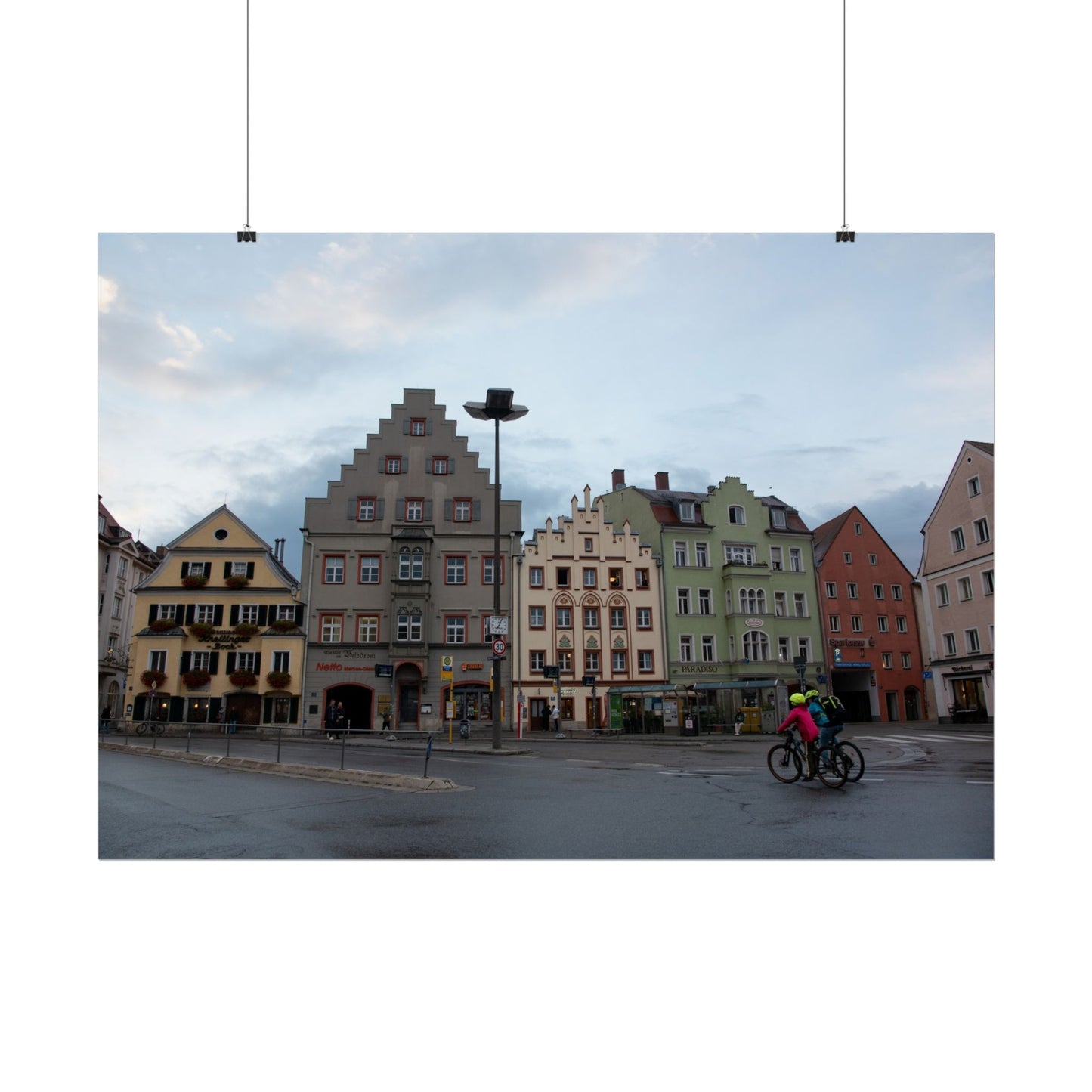 Biking Through Regensburg, Germany - Photograph
