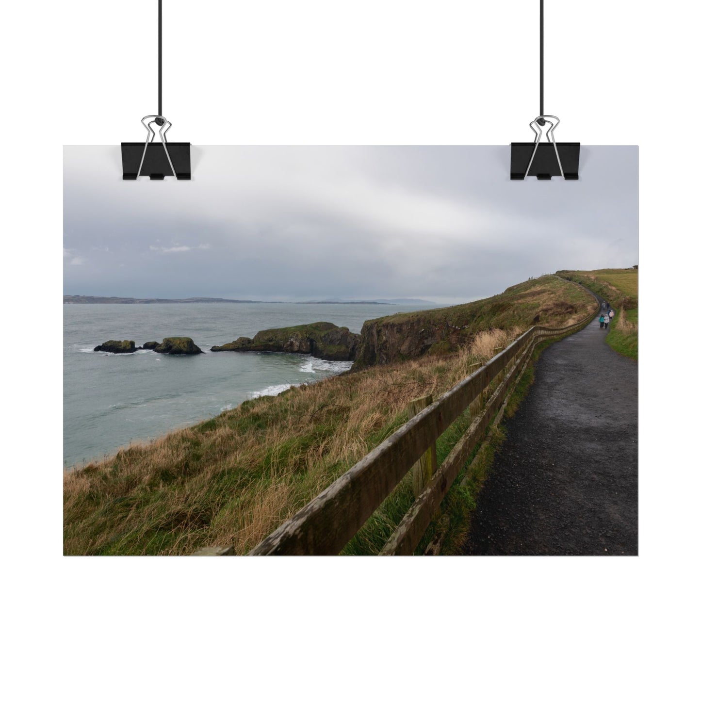 Northern Ireland Stormy Coast - Poster - UK Wall Art