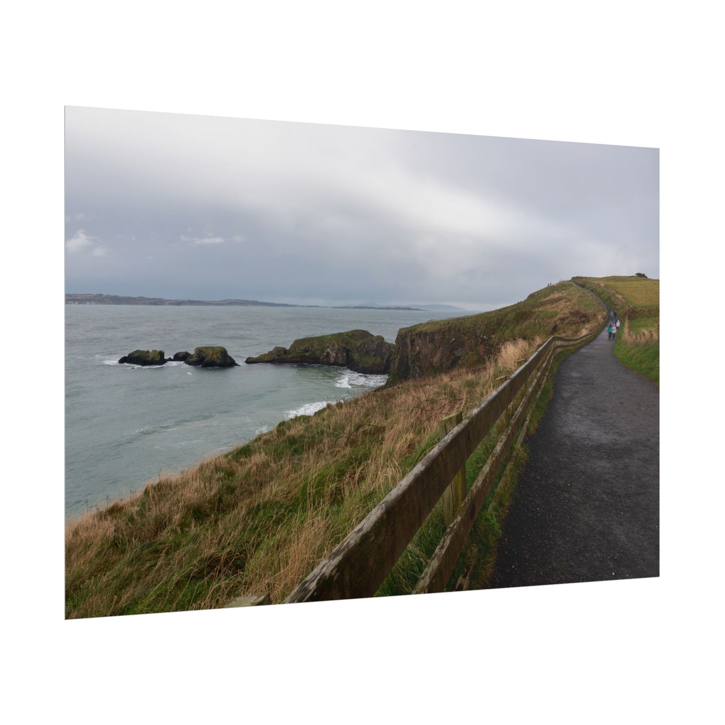 Northern Ireland Stormy Coast - Poster - UK Wall Art