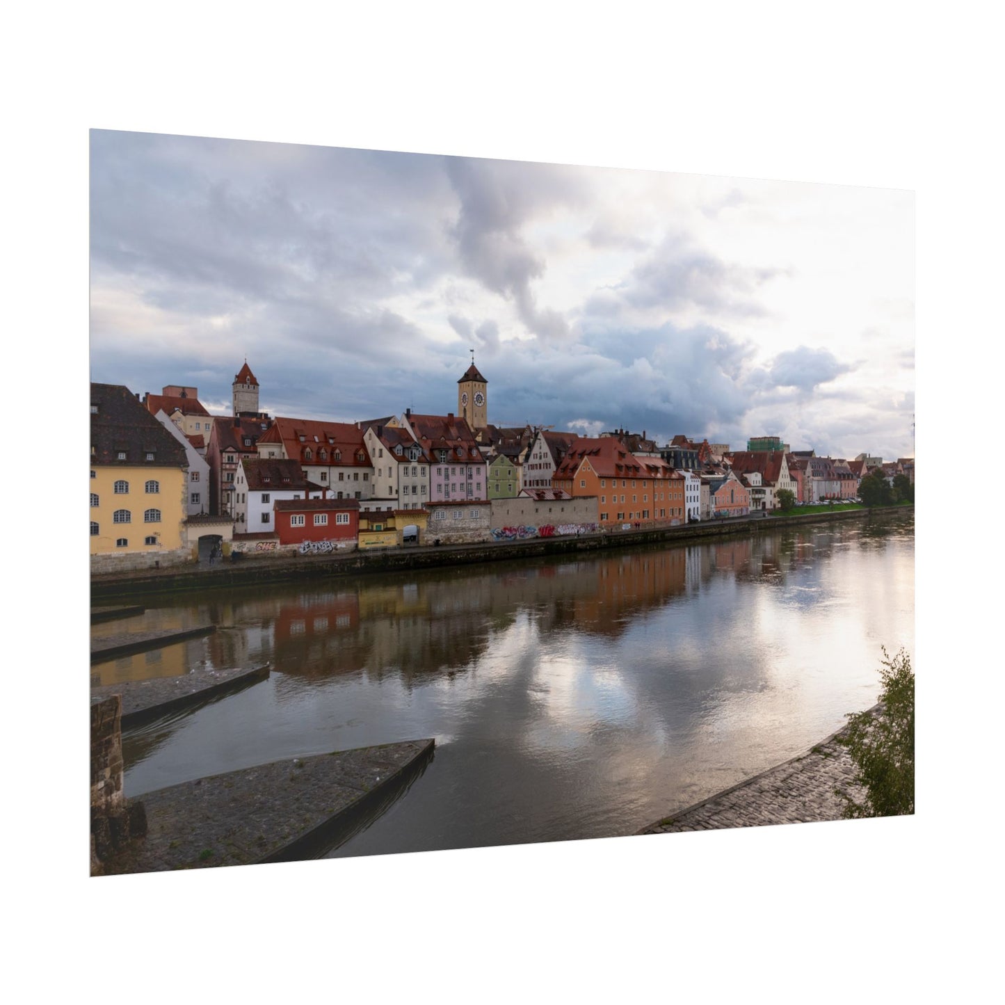 Reflections of Regensburg, Germany - Photograph