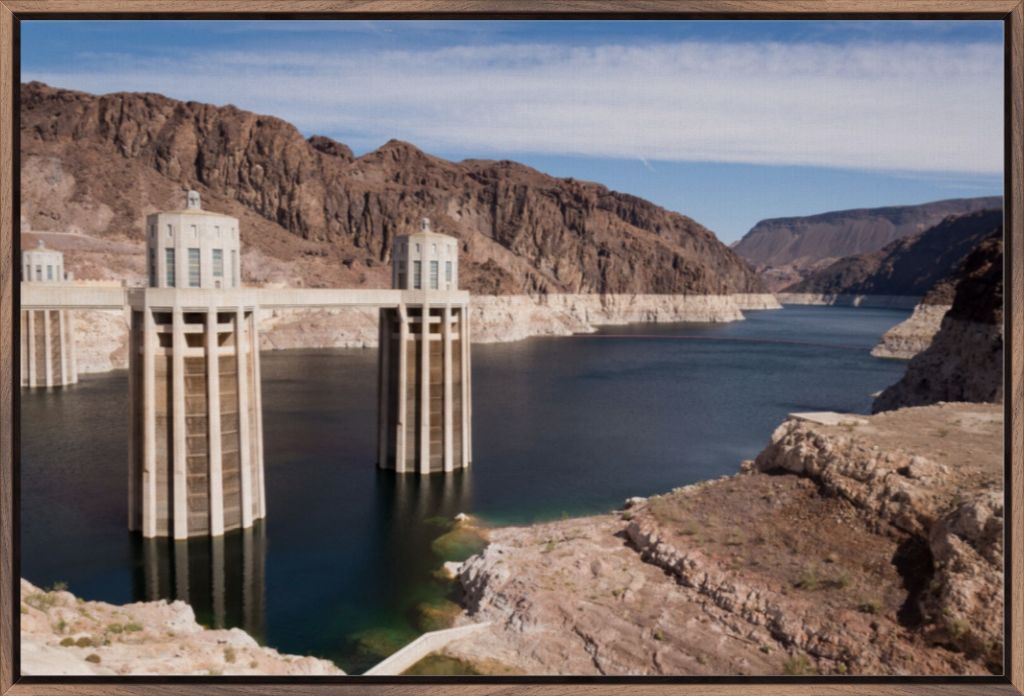 Lake Mead, Nevada & Arizona - Framed Canvas