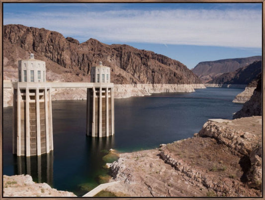 Lake Mead, Nevada & Arizona - Framed Canvas