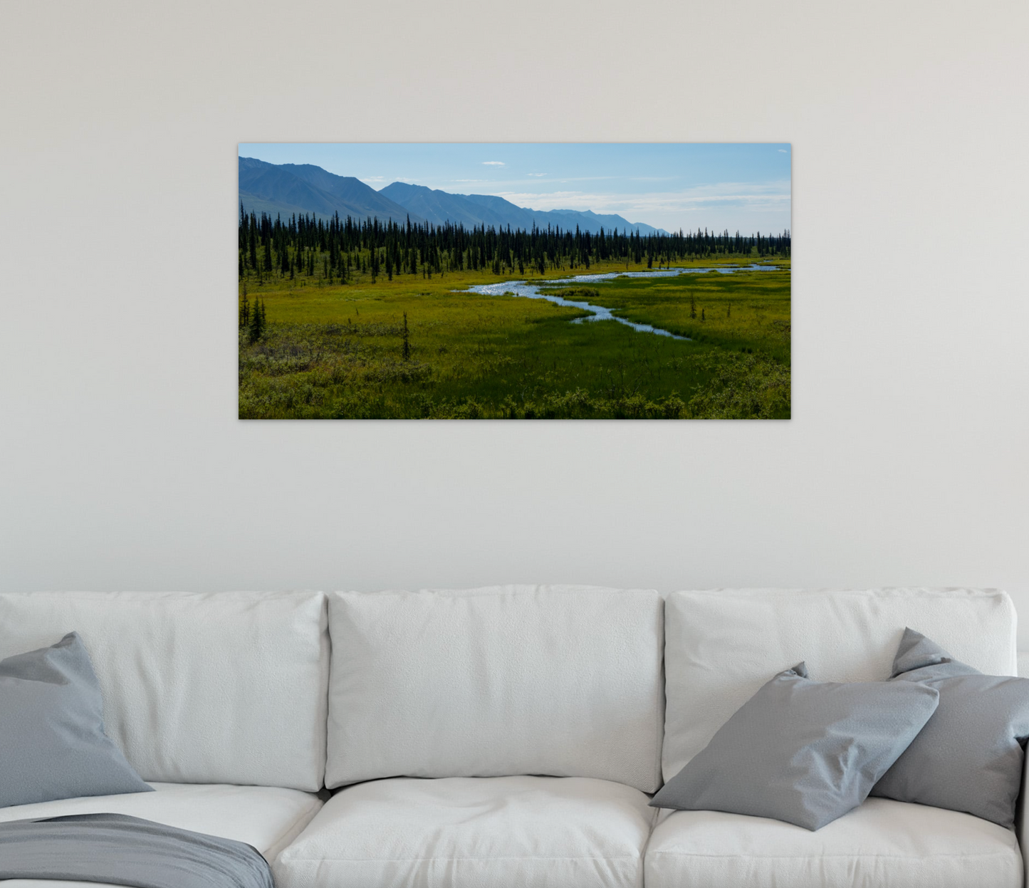 Alaska Metal Wall Art - Scenic Denali National Park