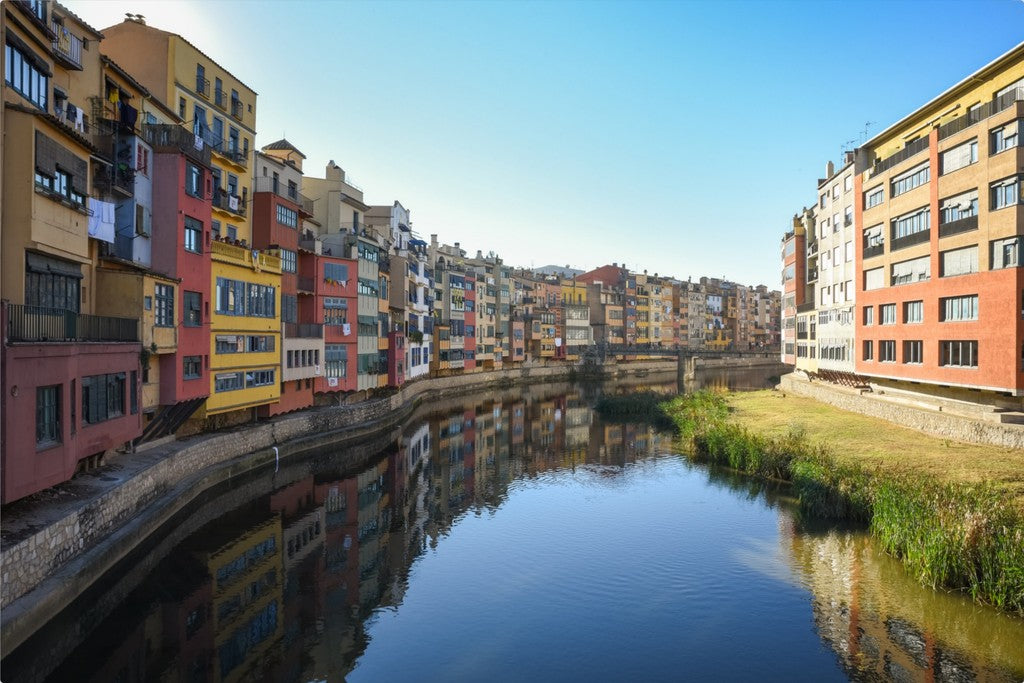 Girona, Catalonia - Metal Wall Art - Spanish Reflections