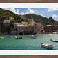 Vernazza, Cinque Terre, Italy - Framed Photograph by Leah Ramuglia