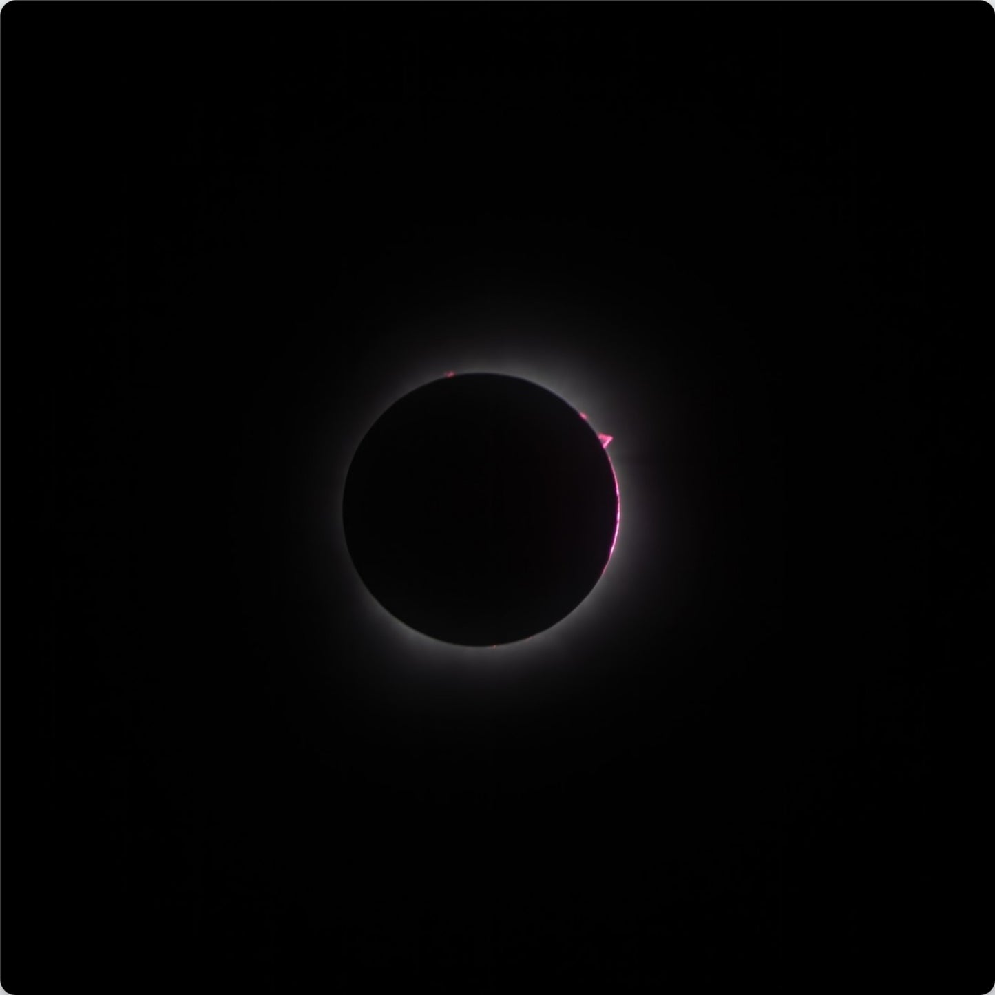 Total Solar Eclipse 2024 - Metal Wall Art