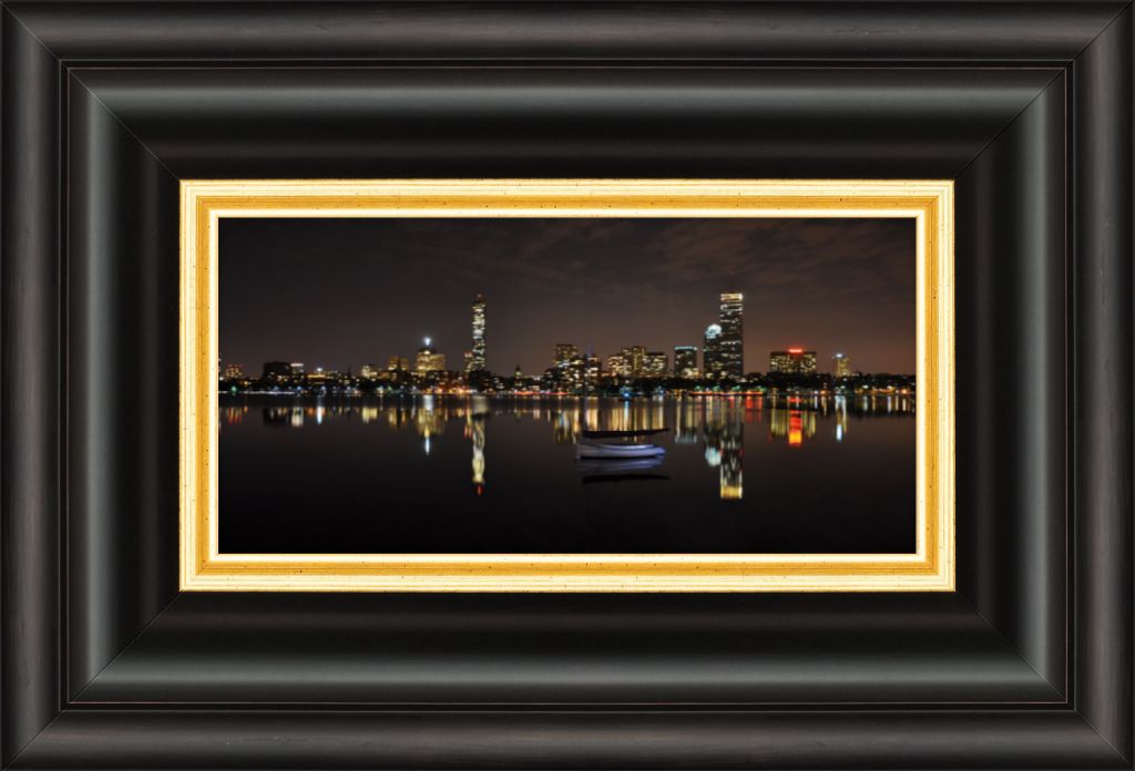 Boston Skyline - Framed Panoramic Photo