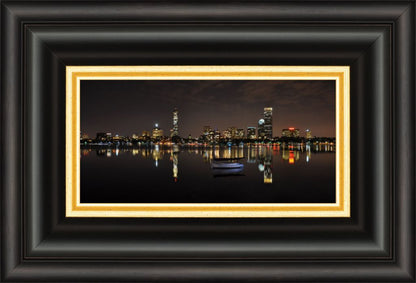 Boston Skyline - Framed Panoramic Photo