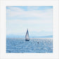 Sailboat on Lake Champlain - Framed Wall Art