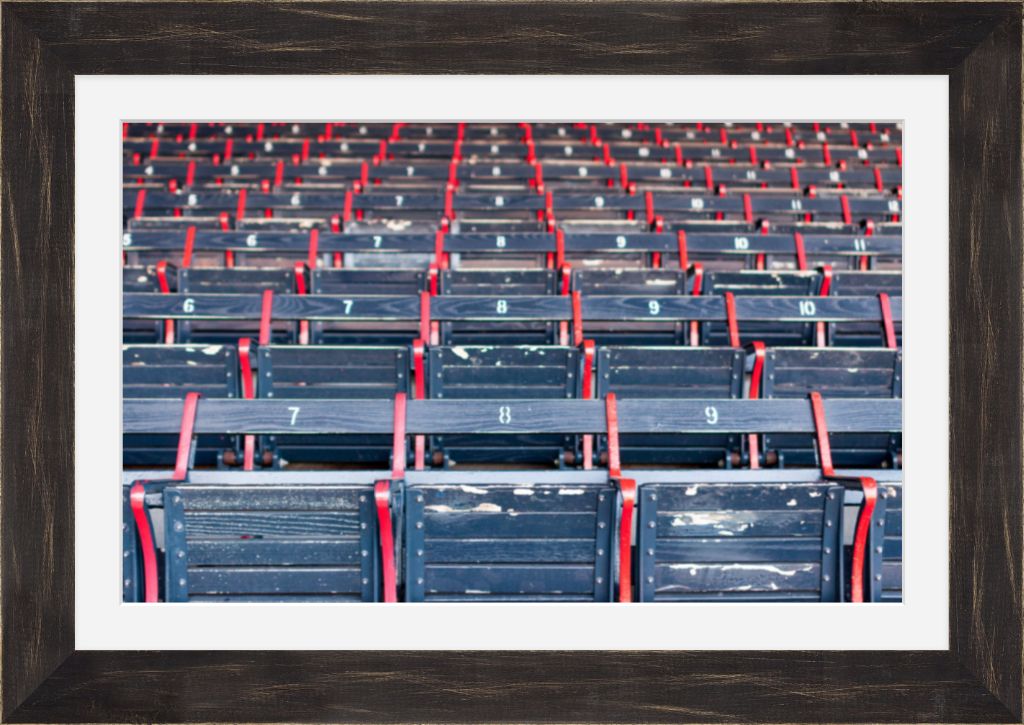 Fenway Park - Matted & Framed Print