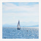 Sailboat on Lake Champlain - Framed Wall Art