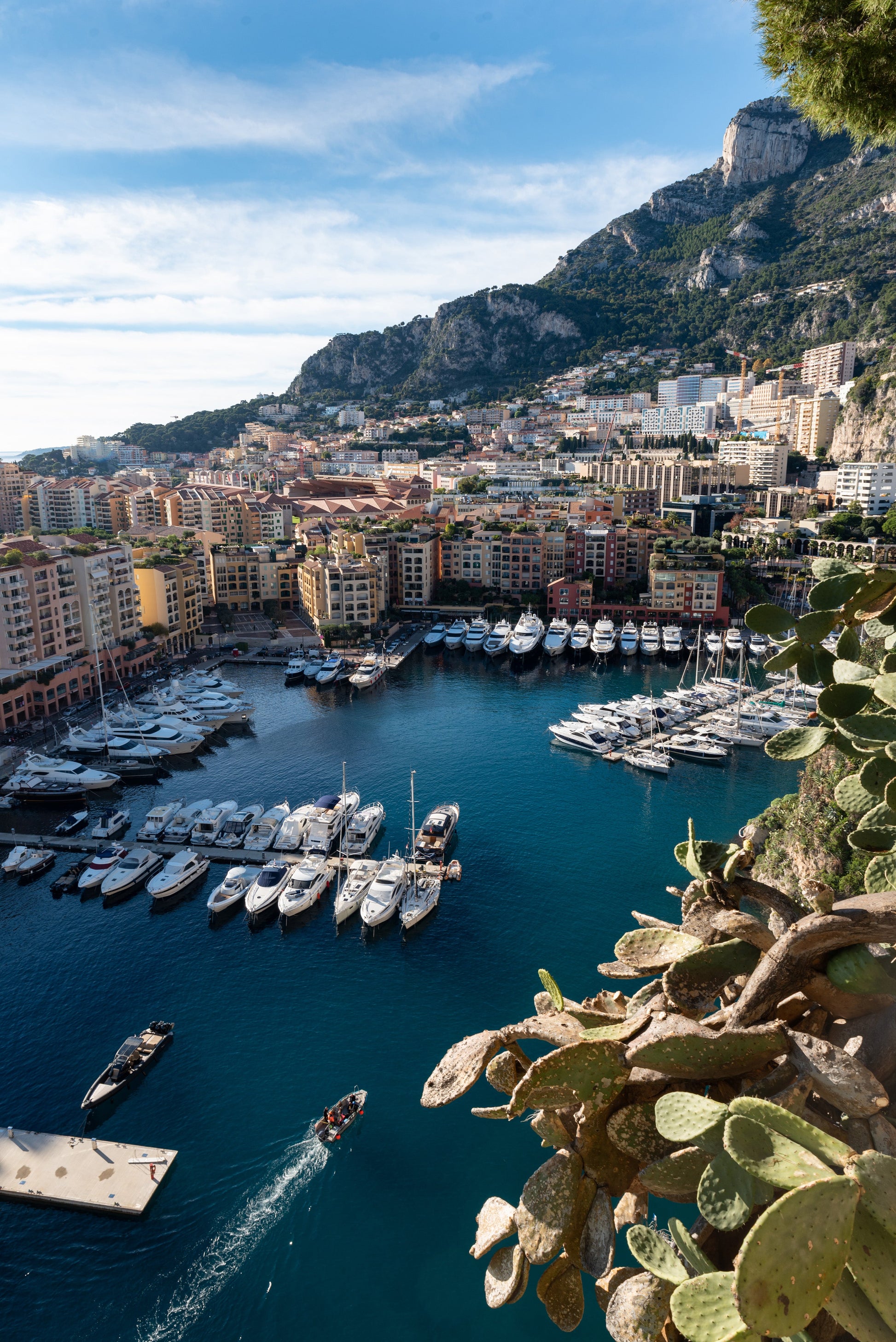 Monaco on the Mediterranean - Photograph by Leah Ramuglia