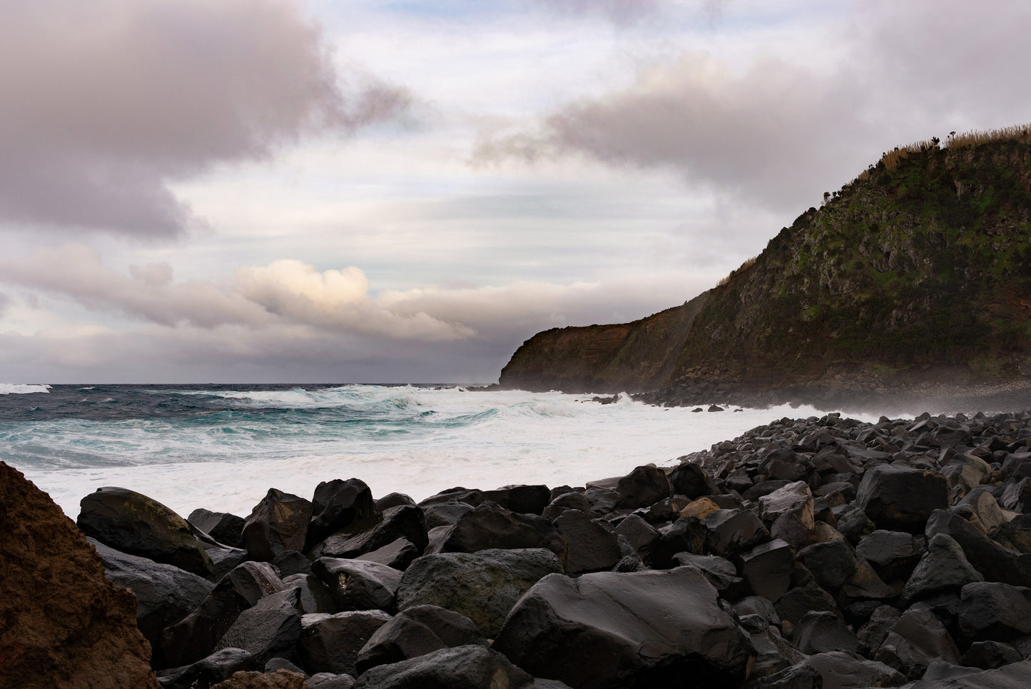 Stormy Day in the Azores - Canvas Print