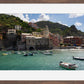 Vernazza, Cinque Terre, Italy - Framed Photograph by Leah Ramuglia