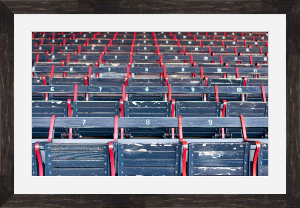 Fenway Park - Matted & Framed Print